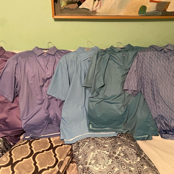 Multiple Peter Millar men’s shirts.  $25 each or $100 for all 5! - Picture 3 of 5